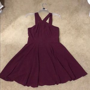 Maroon lulus dress